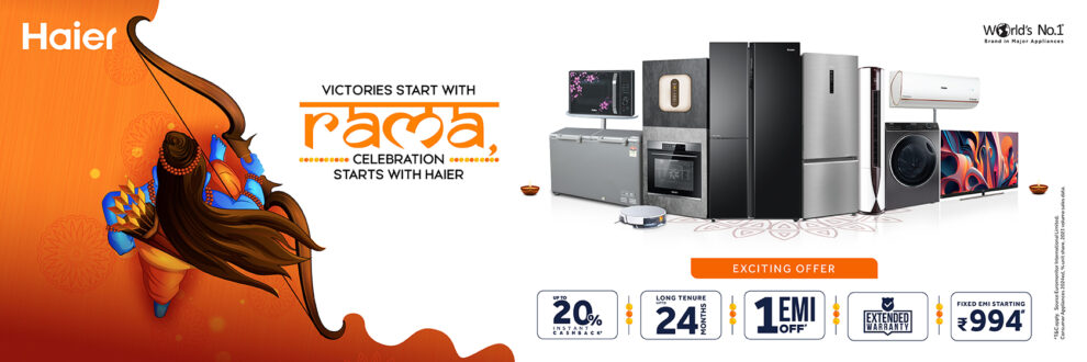 Haier's Dussehra Extravaganza Celebrate the Triumph of Good with Unbeatable Deals