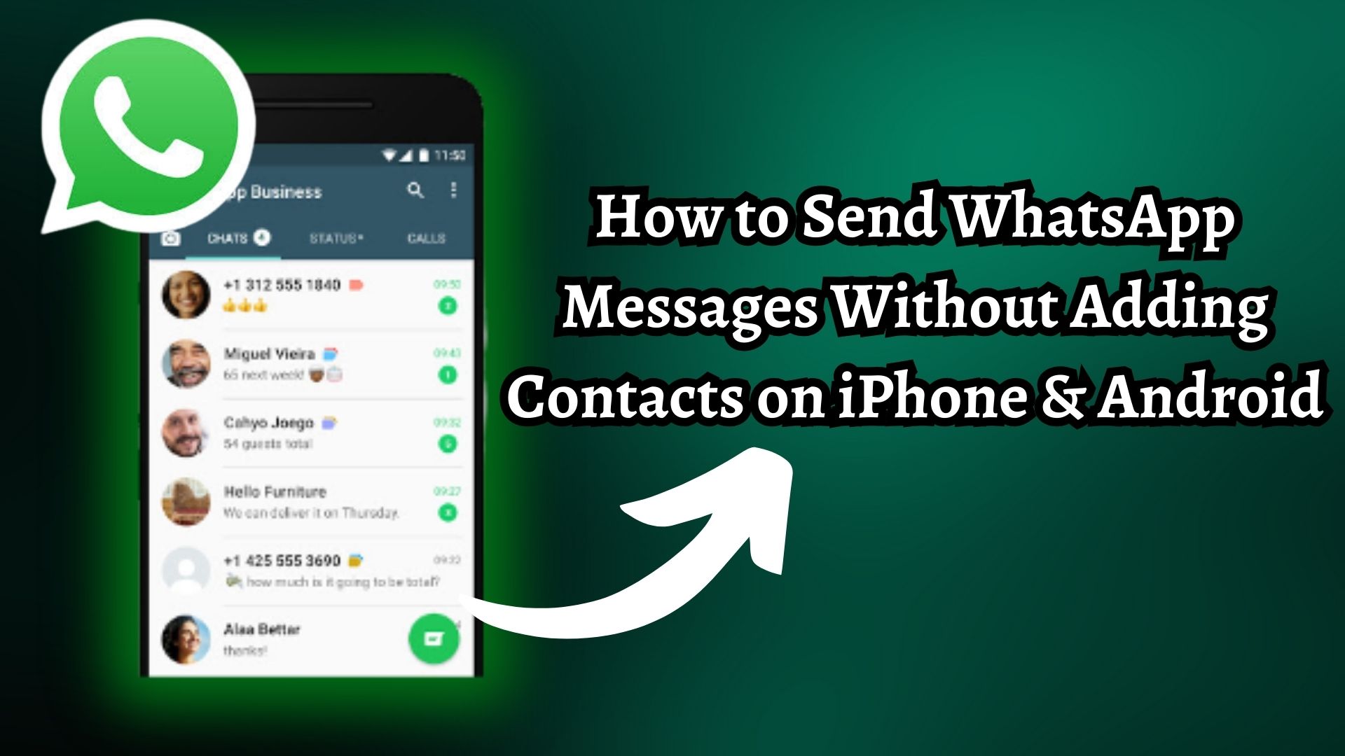 How to Send WhatsApp Messages Without Adding Contacts on iPhone & Android