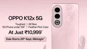 OPPO K12x 5G Gets a Festive Makeover with Feather Pink Variant