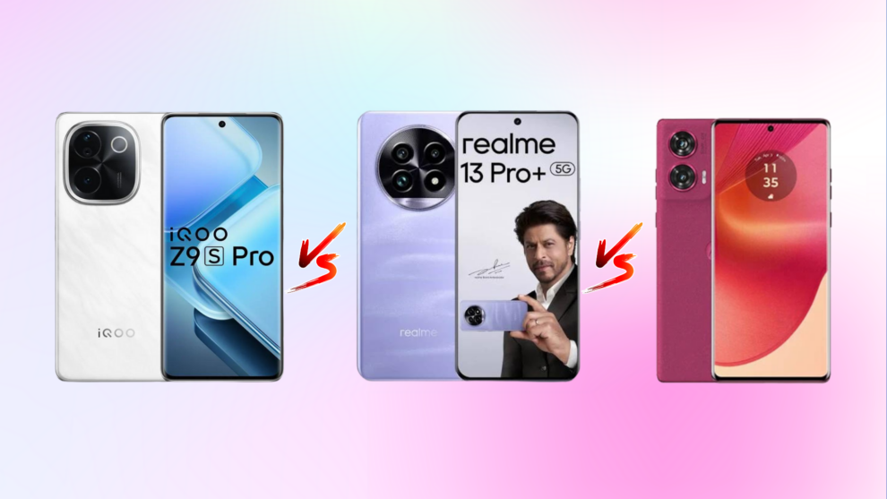 QOO Z9s Pro vs Realme 13 Pro Plus vs Motorola Edge 50 Fusion