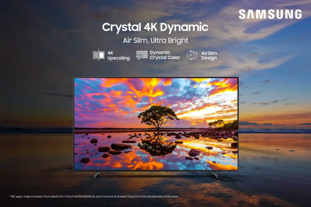 Samsung Elevates Home Entertainment with 2024 Crystal 4K Dynamic TV