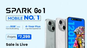 TECNO Launches SPARK GO 1 at ₹7,299