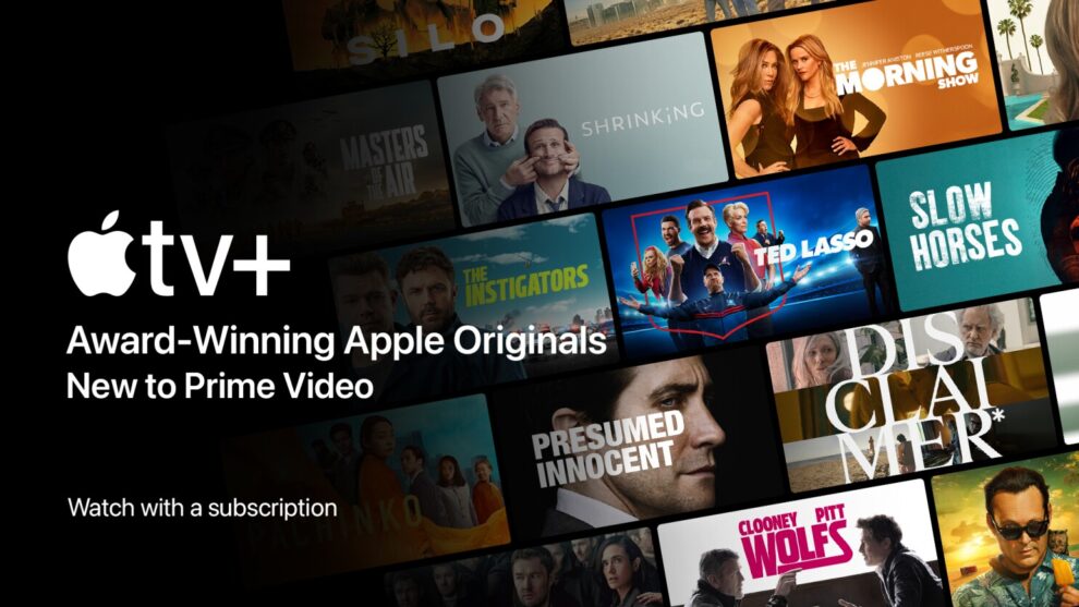 Apple TV+ Expands Reach Through New Partnership with Amazon Prime Video