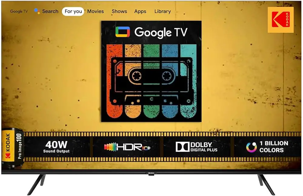 Kodak 126 cm (50 inches) CAPRO Series 4K Ultra HD LED Google TV