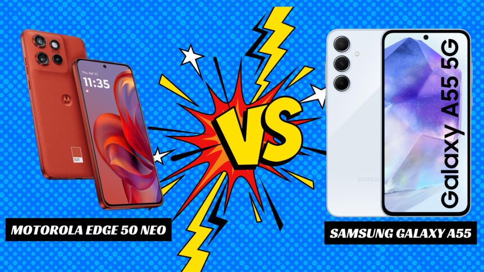 Motorola Edge 50 Neo vs Samsung Galaxy A55: Which Mid-Ranger Comes Out on Top?