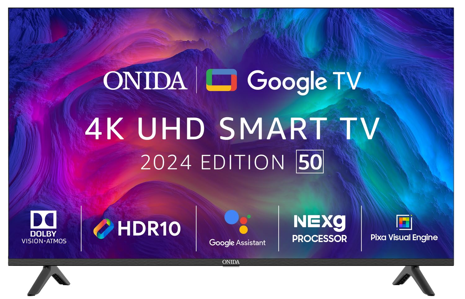 ONIDA 125 cm (50 inches) Nexg Series 4K Ultra HD LED Smart Google TV