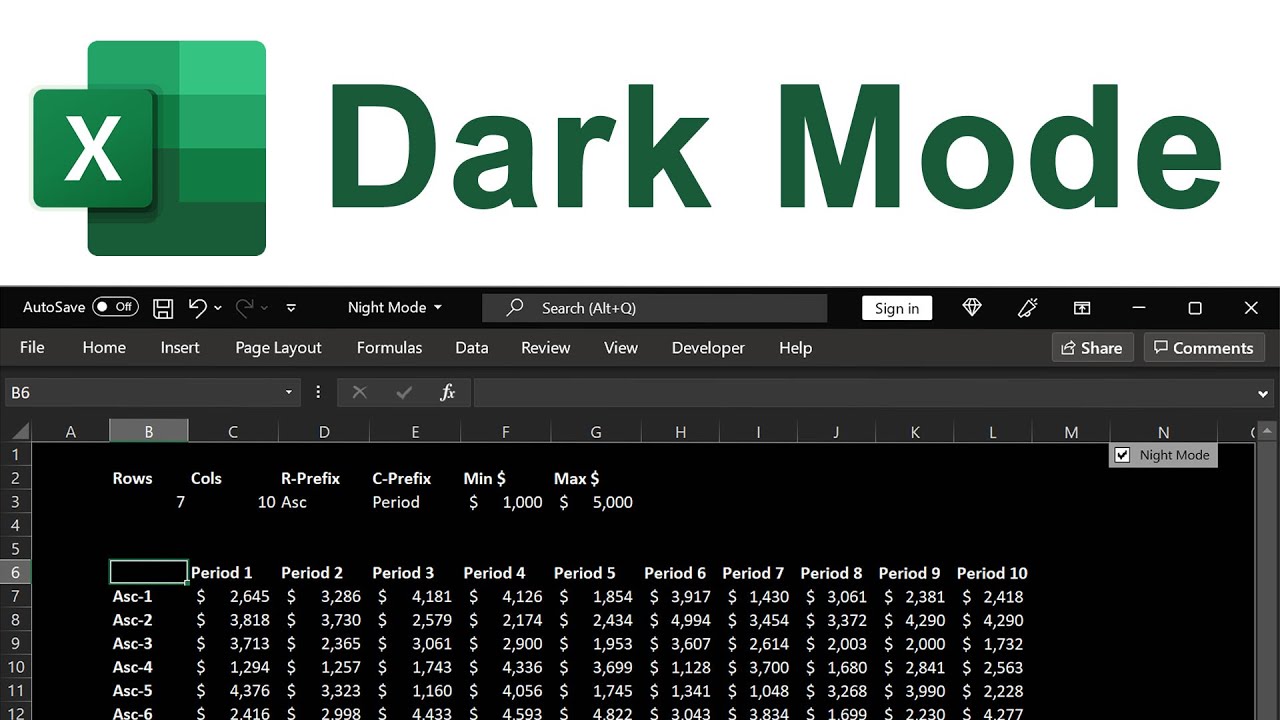 Unlocking Excel's Dark Mode: A Quick and Easy Guide