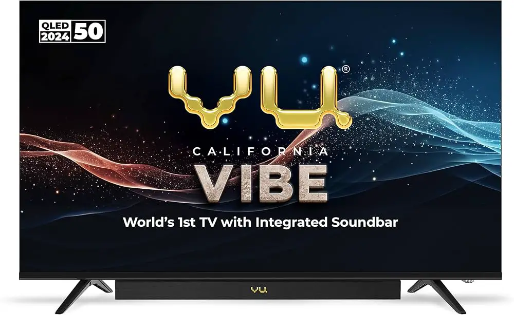 Vu 126 cm (50 inches) Vibe Series QLED Google TV