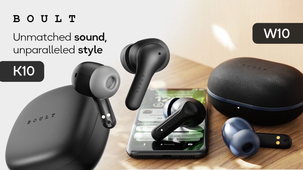 Boult Audio Expands True Wireless Lineup with Feature-Packed K10 and W10 Earbuds