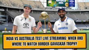 India vs Australia Test Live Streaming When and where to first Test of Border-Gavaskar Trophy