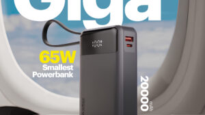 Stuffcool Unveils GIGA 65W Super-Fast Charging Powerbank with Built-In Type-C Cable for Travelers