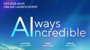 ASUS Announces "Always Incredible" Virtual Launch Event for CES 2025