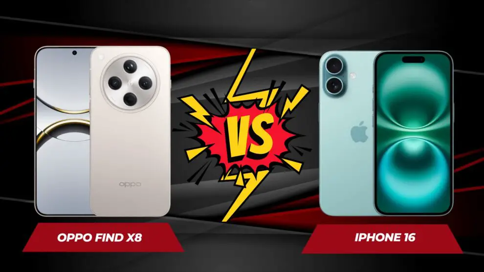 Oppo Find X8 vs Apple iPhone 16: A Detailed Comparison