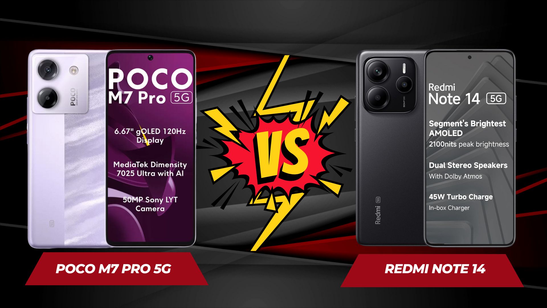 Poco M7 Pro 5G vs Redmi Note 14: Which Mid-Range Smartphone is Better for You?