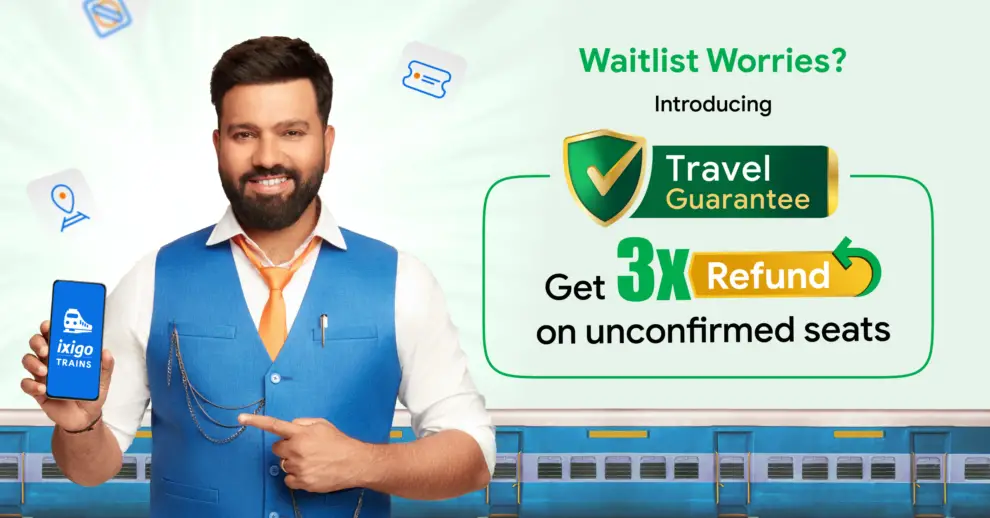 ixigo Launches “Travel Guarantee” with 3X Refund for Waitlisted Train Tickets