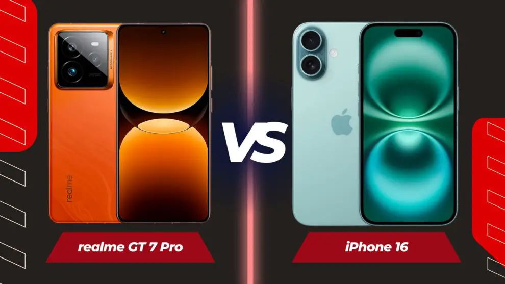 Realme GT 7 Pro vs iPhone 16: A Detailed Comparison