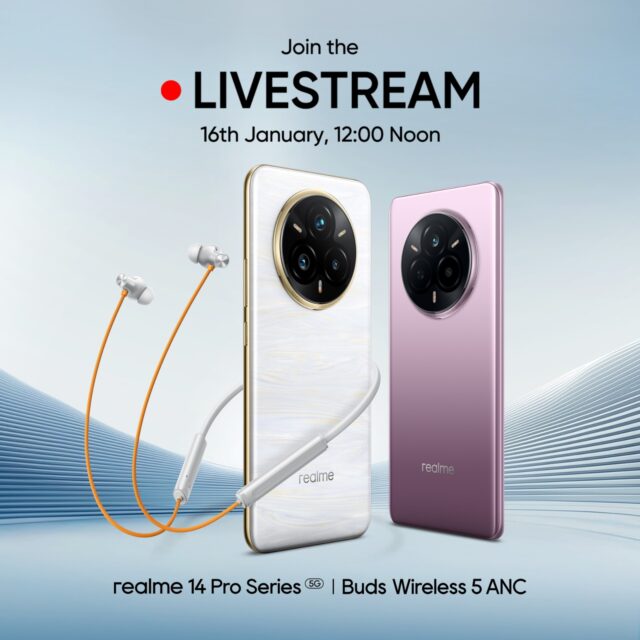 Experience the Launch of the realme 14 Pro Series 5G and realme Buds Wireless 5 ANC