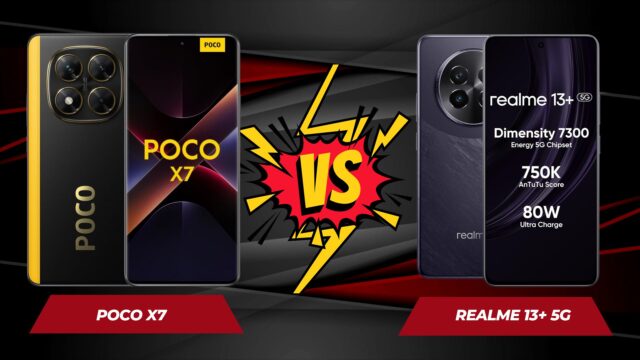 POCO X7 vs realme 13+ 5G