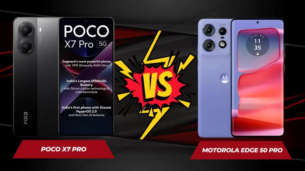 Poco X7 Pro vs Motorola Edge 50 Pro: Ultimate Comparison of Design, Performance, and Features