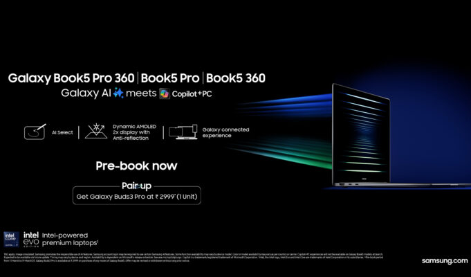 Samsung Introduces AI-Driven Galaxy Book5 Series Laptops in India with High Performance and Extended Battery Life